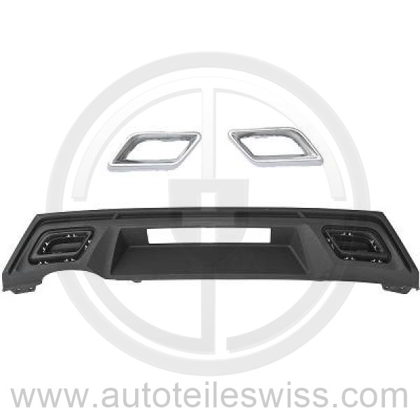 DIFFUSOR HINTEN (SCHWARZ MATT)