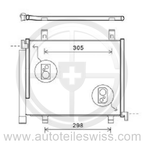 KONDENSATOR (KLIMA KUEHLER) 